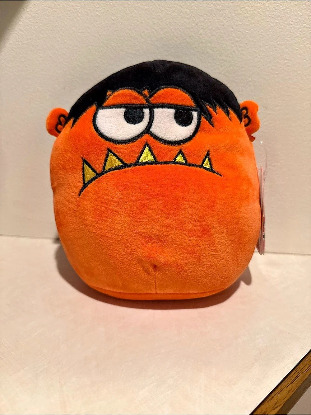 Squishmallows Moe the Monster Orange & Black Plush